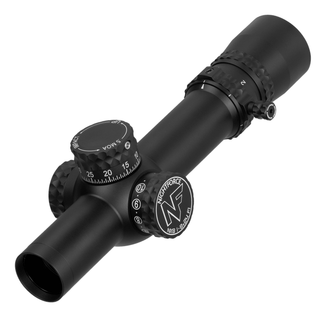 [C598] NX8 1-8X24mm F1 ZeroStopTM .2 Mil-Radian - PTL FC-Mil (Black) Nightforce