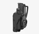 Valor Level III Duty Holster for Glock w/ light | Button Cover | Optic Schroud Large | Front plate w/ Tek-Mount Mini | Standard End Cap | 1/4" Offset Adapter | Valor Duty Drop w/ Thigh Strap (Black) Blade-Tech