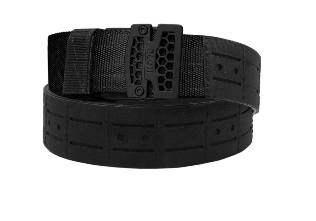 [B1-BATLSRBLK-INR] B1 Black Battle Belt (Complete Kit) Laser Cut  24 -48 Reinforced Inner Belt KORE