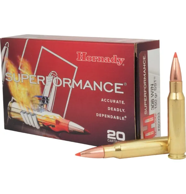 Hornady 308 Win 150gr SST Superformance (round of 20)