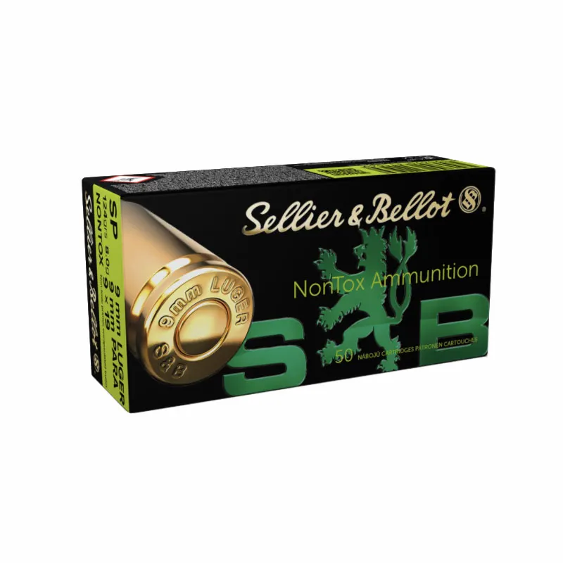 Sellier & Bellot 9mm Luger Nontox TFMJ 124 grs