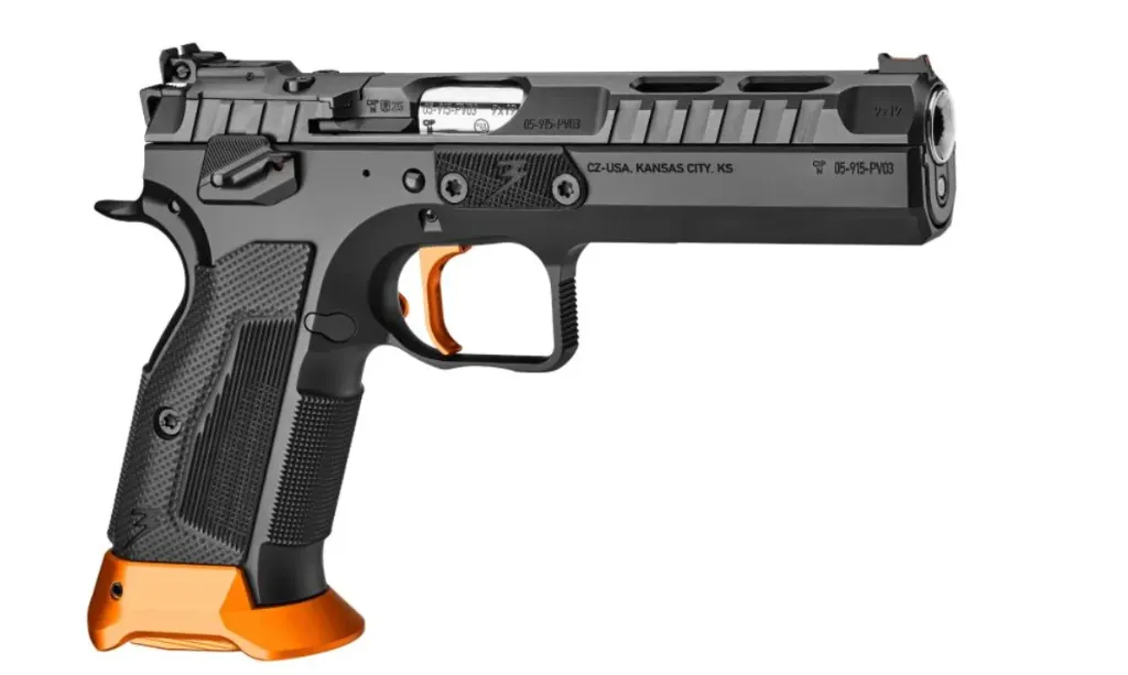 TS 3 9x19mm Optic Ready Pistol (Orange) - CZ
