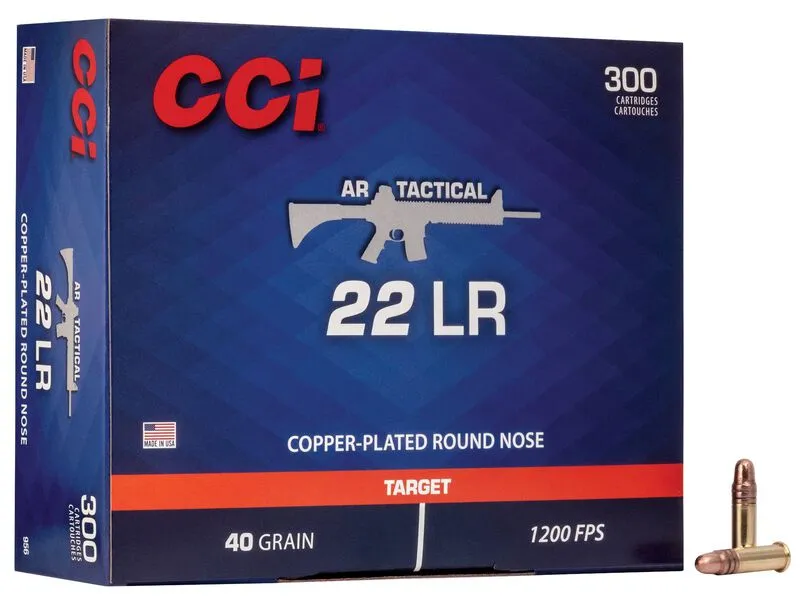 CCI Target Calibre 22LR 40gr (300pcs)