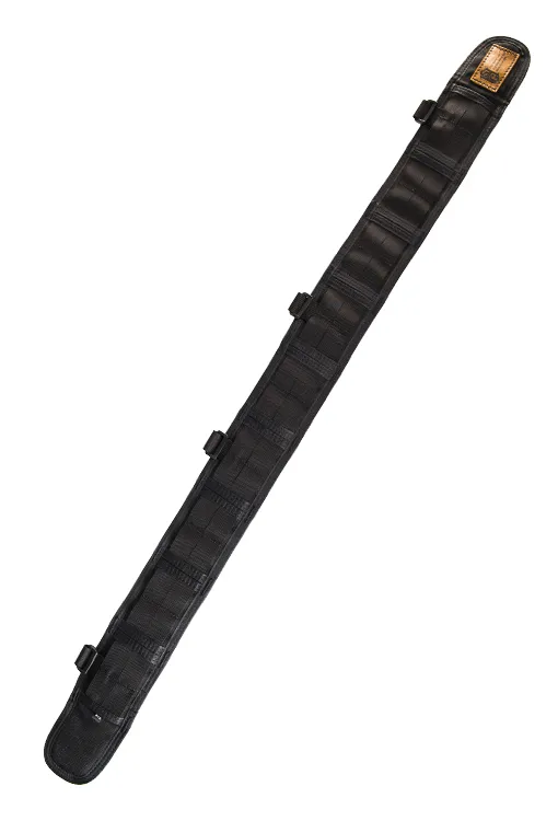 Laser Slim Grip Slotted Padded Belt (Black) Medium (XL)
