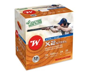 Winchester - X2,12-70,12mm,24g  (boîte de 25) Plomb 7,5 -