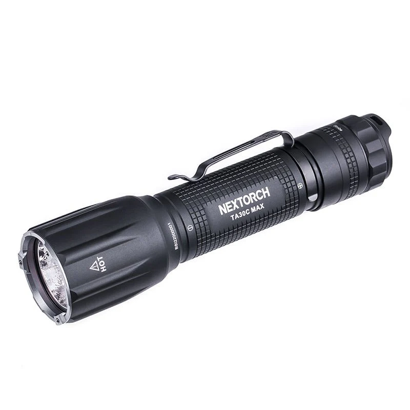TA30C MAX One-Step Strobe Tactical Flashlight 3000 Lumens - Nextorch
