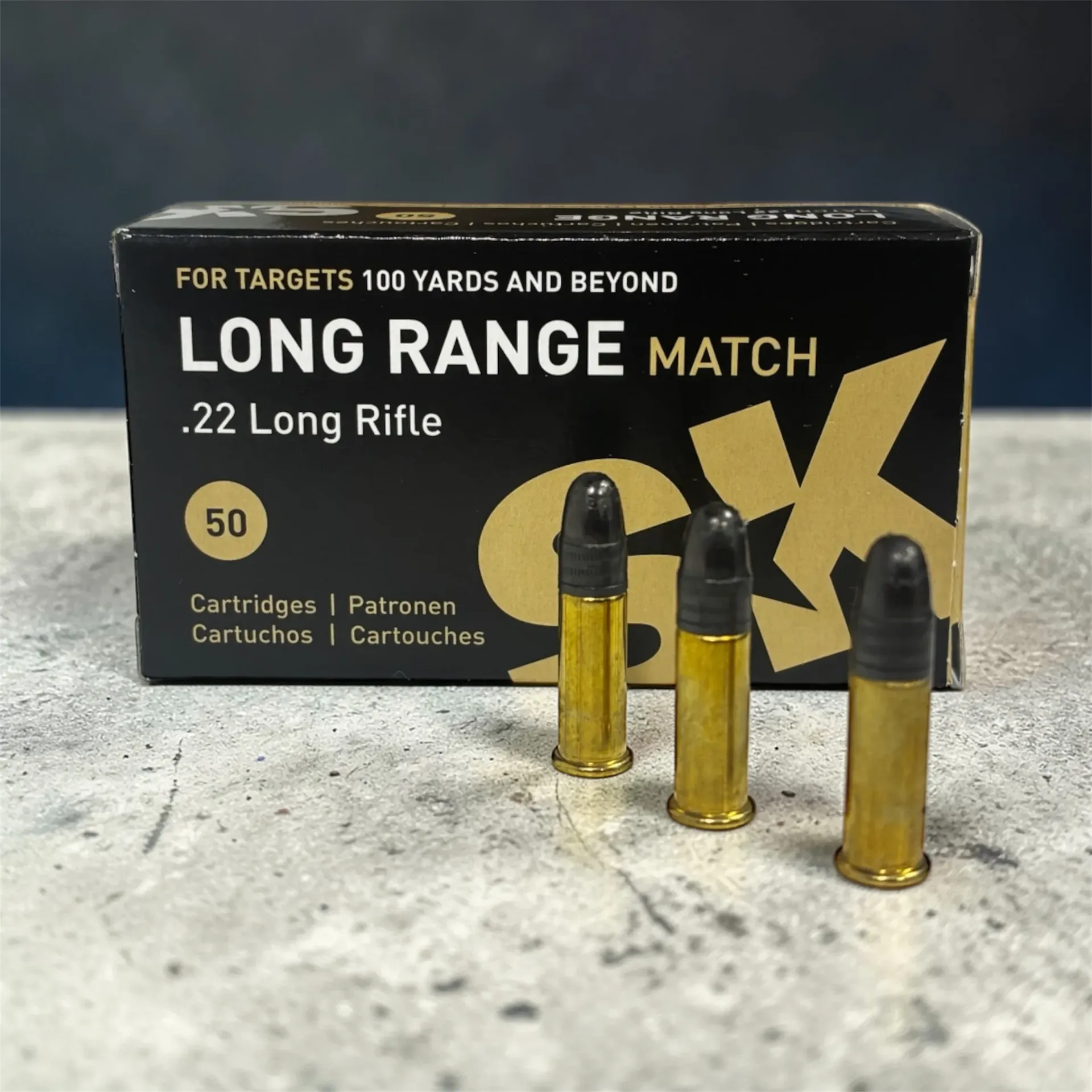 SK .22LR 40 Grain Long Range Match, 50 Rounds,