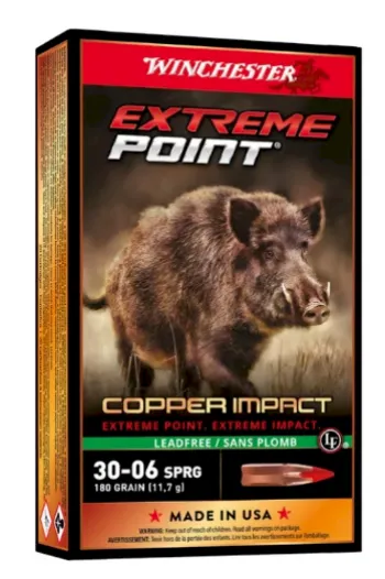 Win 30-06 180grains 11.7g Copper Impact 20 pcs
