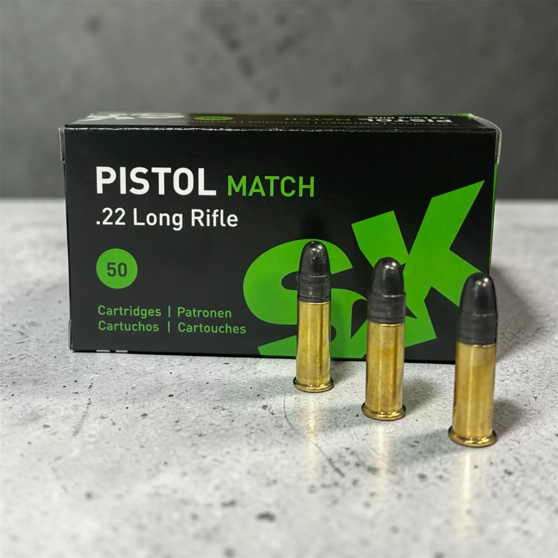 SK Pistol Match 22 Long Rifle (50pcs) (copie)