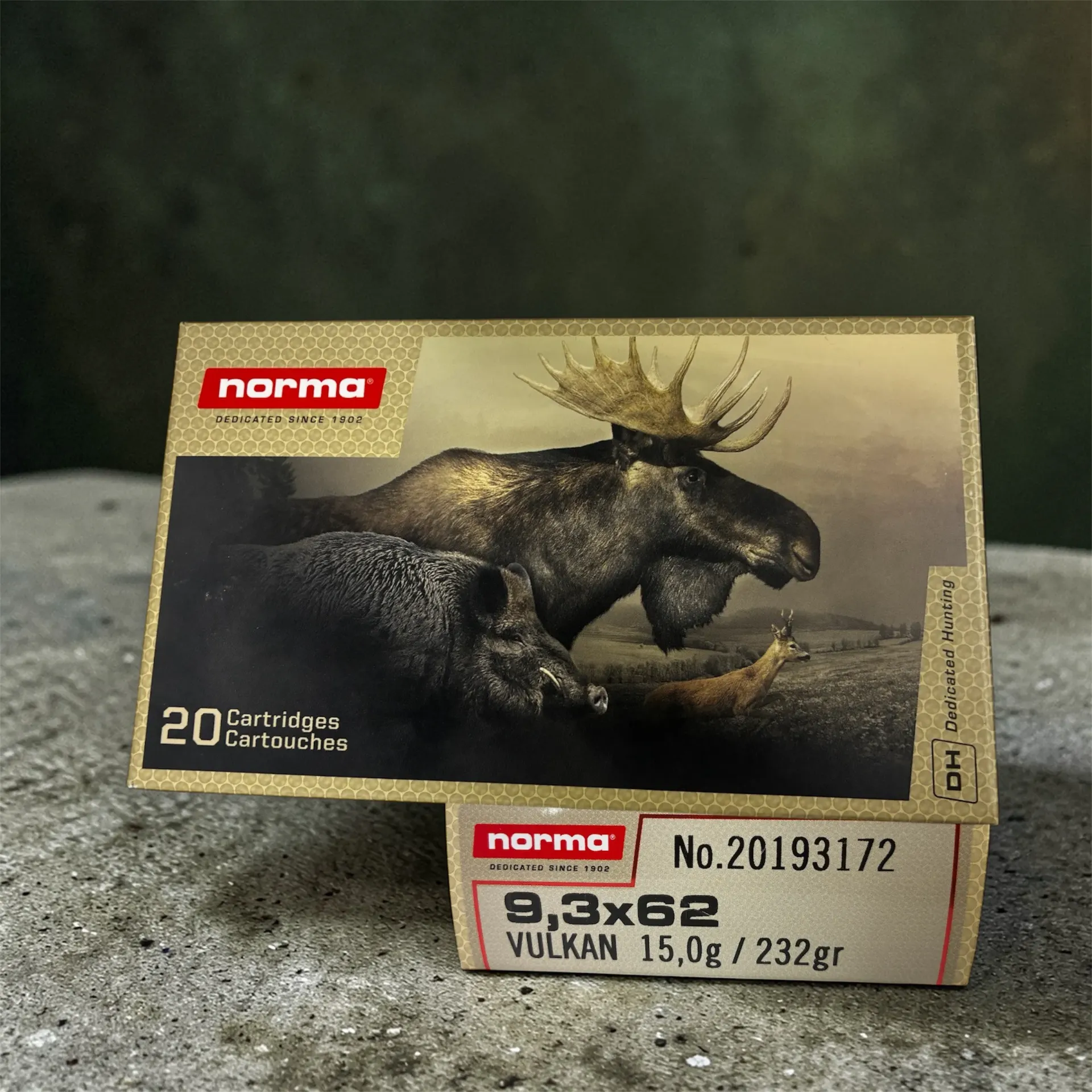 Norma 9.3*62 232grains 15g Vulkan 20 pcs