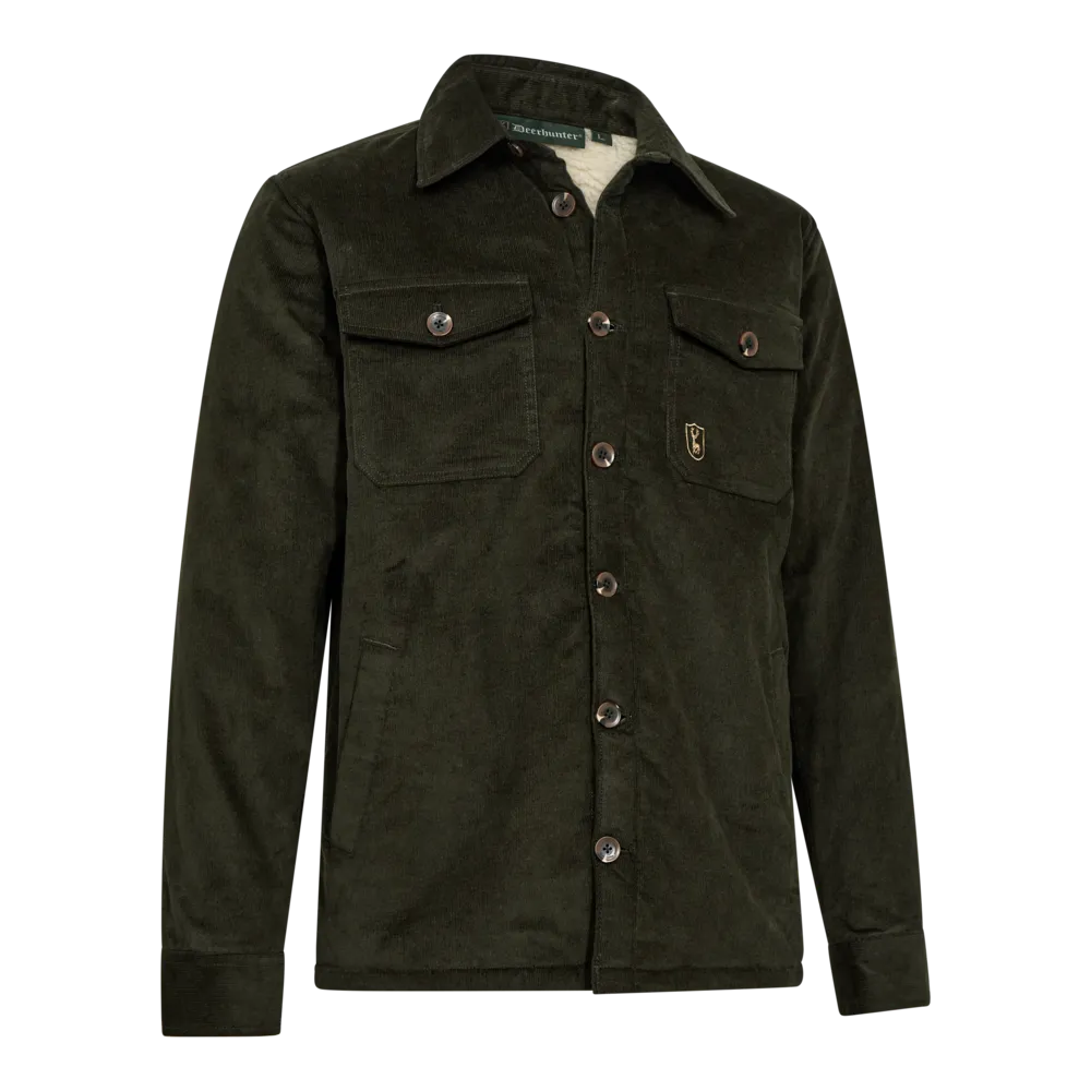[5645-393-M] Sherpa Lined Corduroy Jacket (Timber) Deerhunter (M)