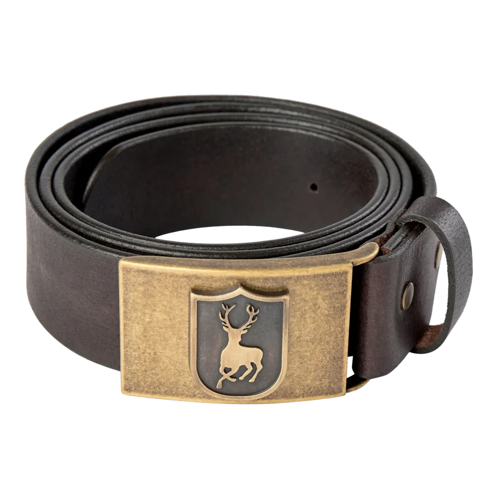 Leather Belt (Dark Brown) Deerhunter