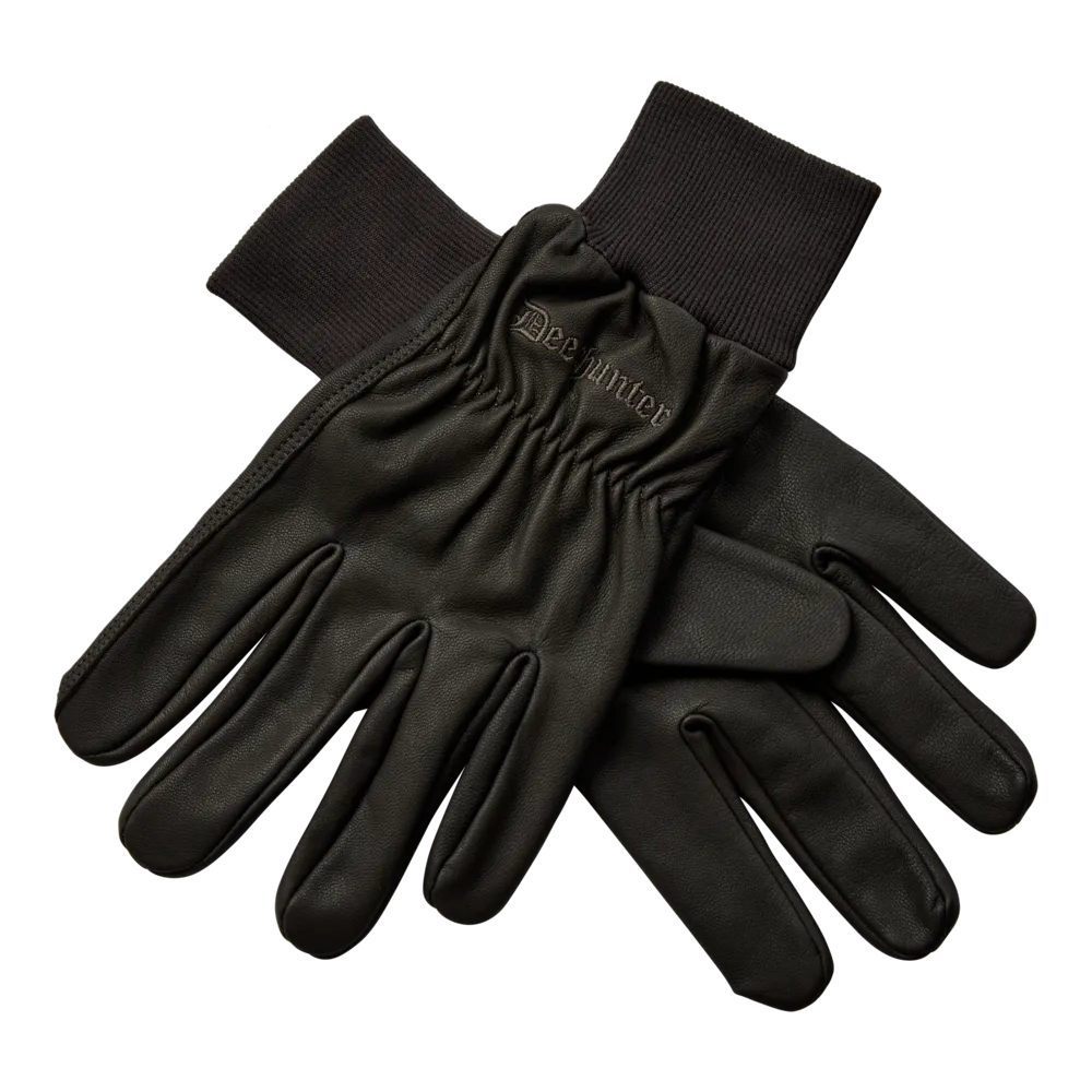 Leather Gloves (Wood) Deerhunter