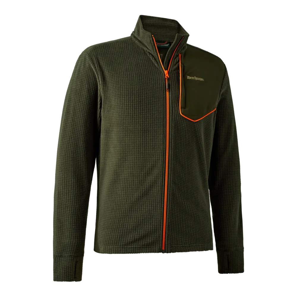 Chamois Full-Zip Fleece (Forest Green) Deerhunter