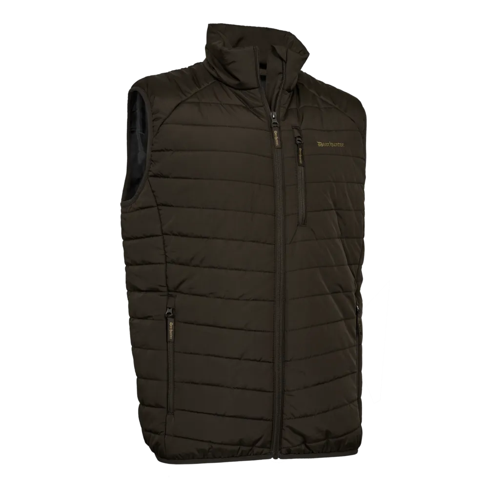 [4567-571-M] Moor Fully Padded Waistcoat (Brown Leaf) Deerhunter (M)