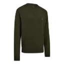 Harrington O-neck Knit (Forest Ember Melange) Deerhunter