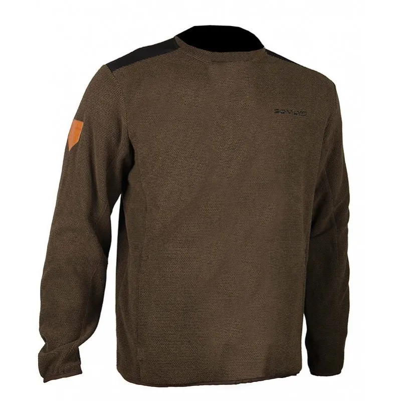 Green Round Neck Sweater - Somlys