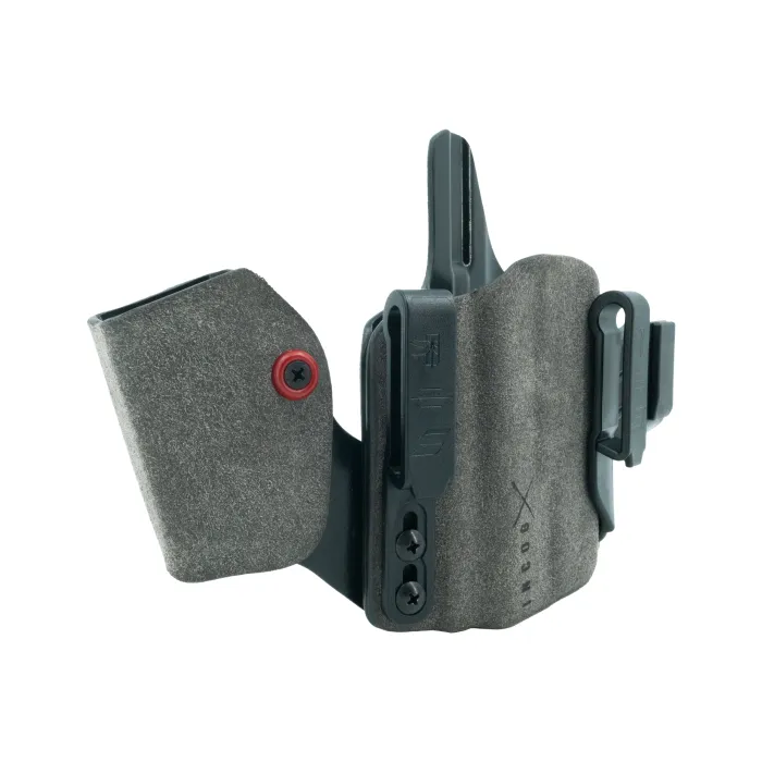 [SL_ICH_G1719_M1_ LH-1-1-GRY] Incog X Holster for Glock G17/19 Non Light w/Mag Caddy (Grey) - Haley Strategic/Safariland (Linkerhand)