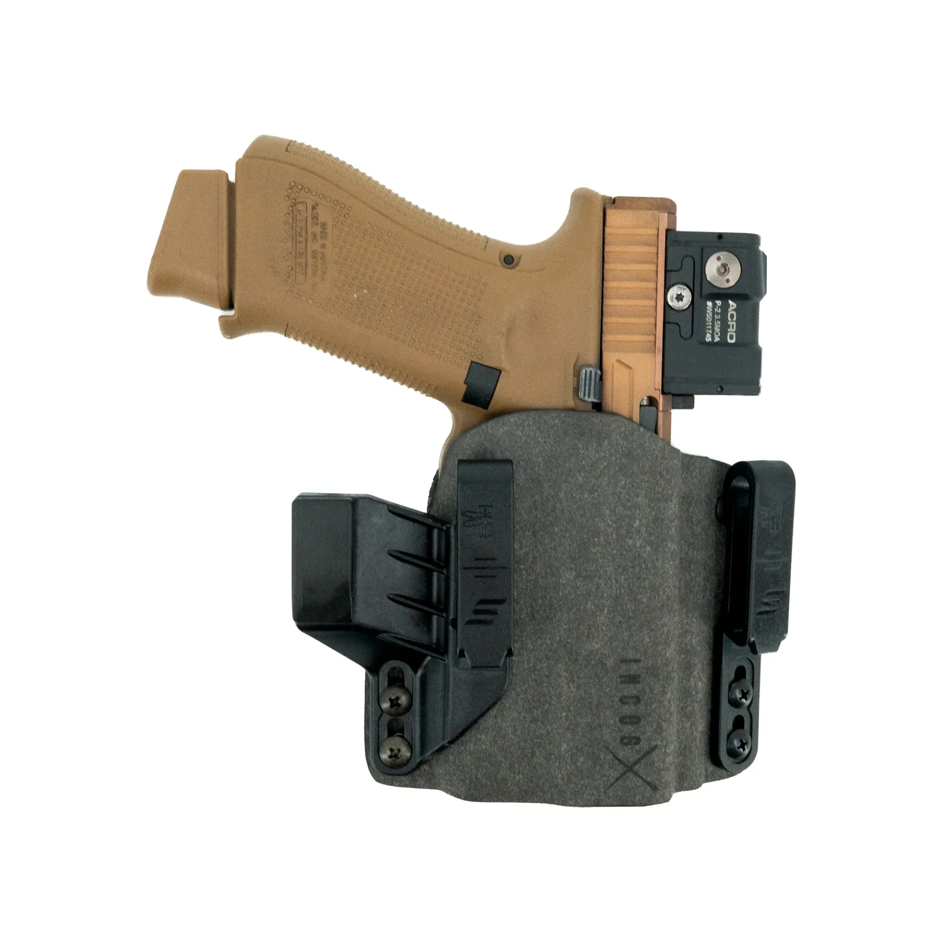 [SL_ICH_G1719_L1_L H-1-1-GRY] Incog X Holster for Glock G17/19 Compact Light (Grey) - Haley Strategic/Safariland (Linkerhand)