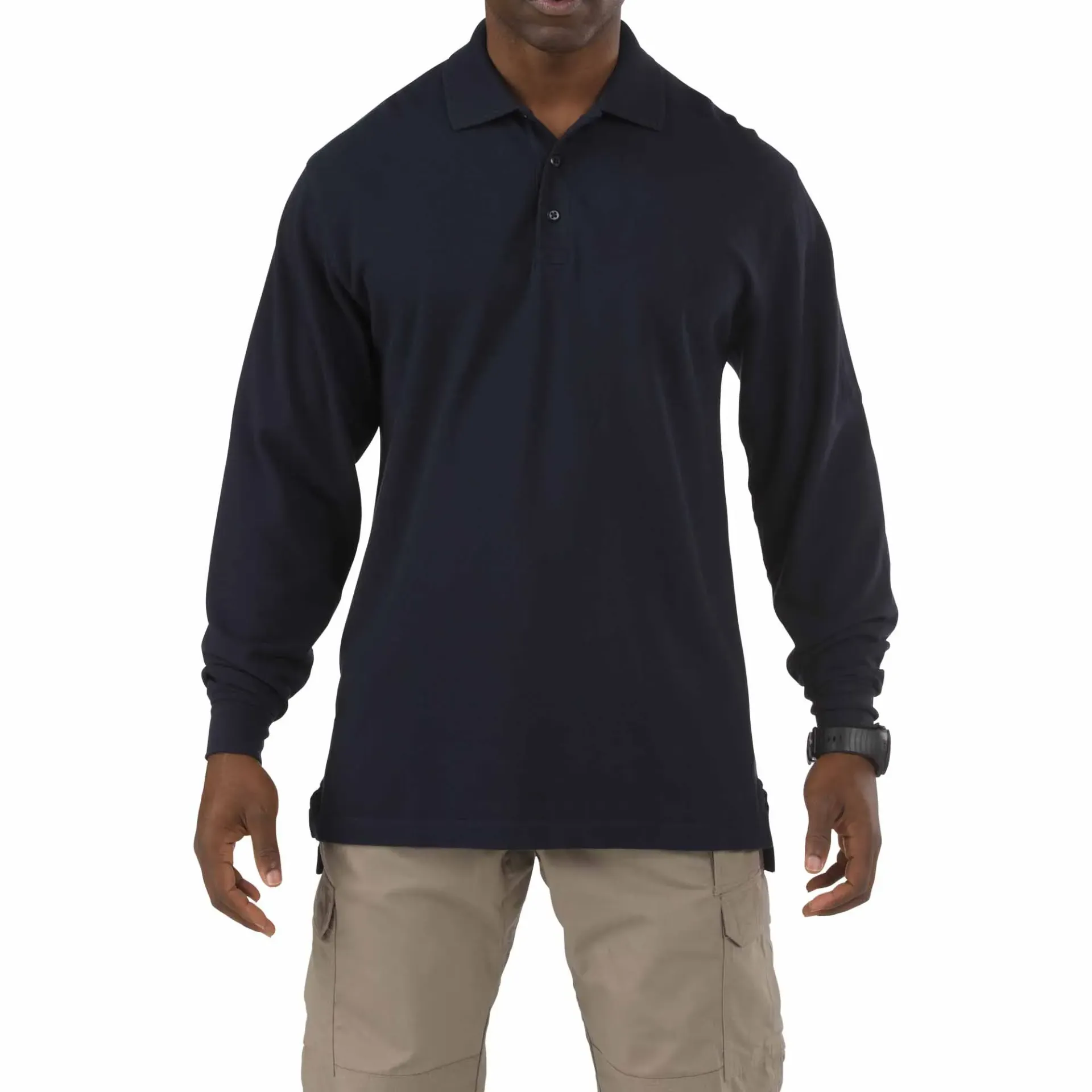 [42056.019-XS] Professional Long Sleeve Polo (Black) - 5.11 Tactical (XS)