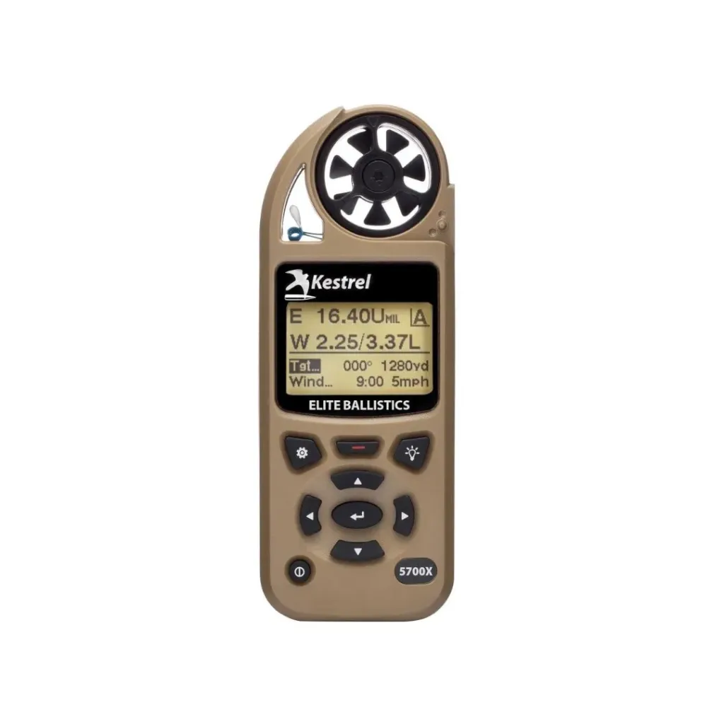 Kestrel 5700X Elite Weather Meter With Applied Ballistics and LiNK (FDE)