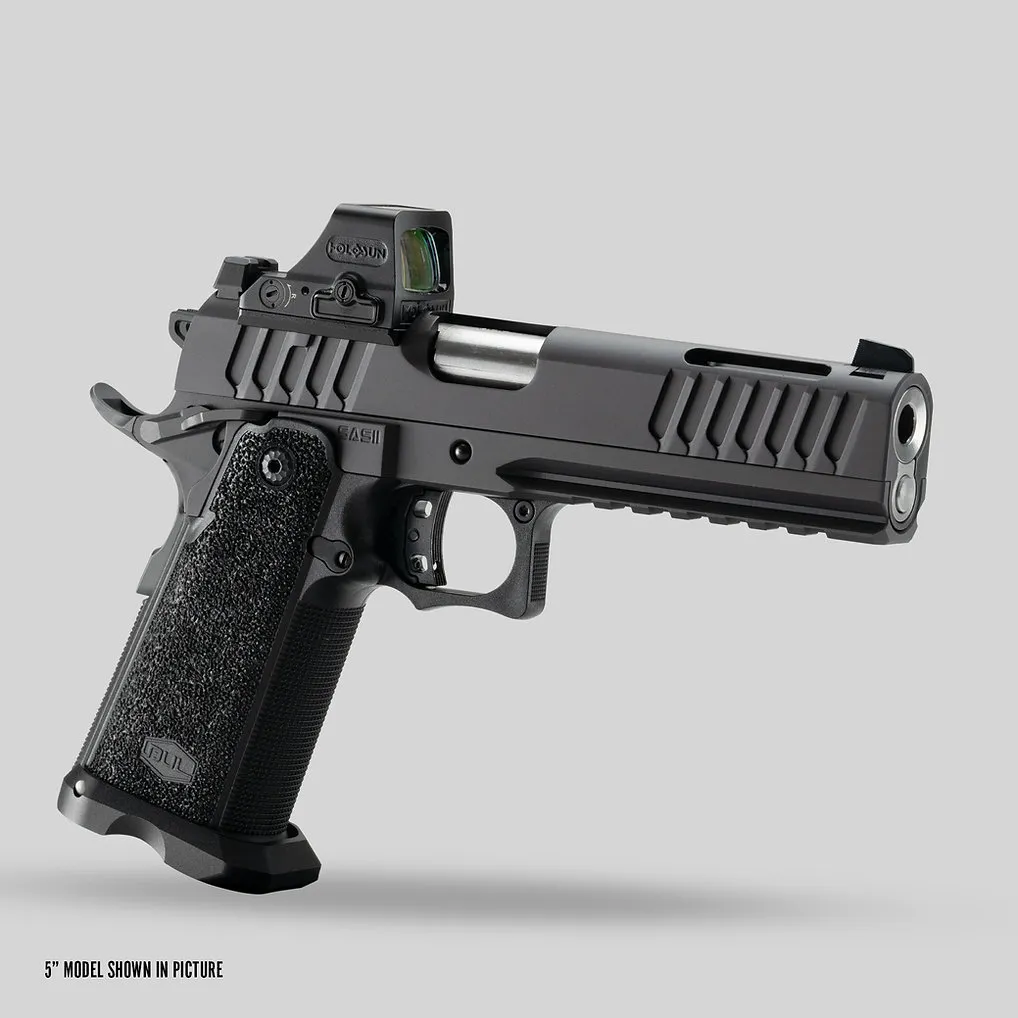 SAS II TAC Pro 5" 9mm Pistol LTS (Black) - Bul Armory