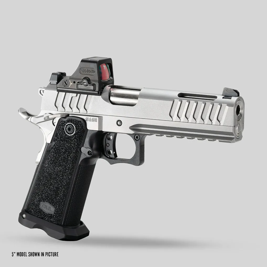 SAS II TAC Pro 5" 9mm Pistol LTS (Silver) - Bul Armory
