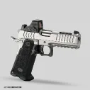 SAS II TAC Pro 4.25" 9mm Pistol LTS (Silver) - Bul Armory
