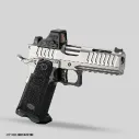 SAS II TAC 4.25" 9mm Pistol LTS (Silver) - Bul Armory