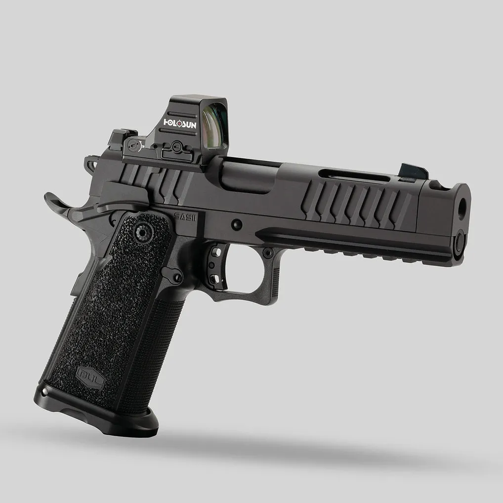 SAS II TAC Comp 5" 9mm Pistol LTS (Black) - Bul Armory
