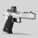 SAS II TAC Comp 5" 9mm Pistol LTS (Silver) - Bul Armory