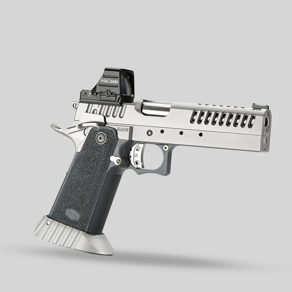 SAS II Blaze 5" 9mm Pistol LTS (Silver) - Bul Armory