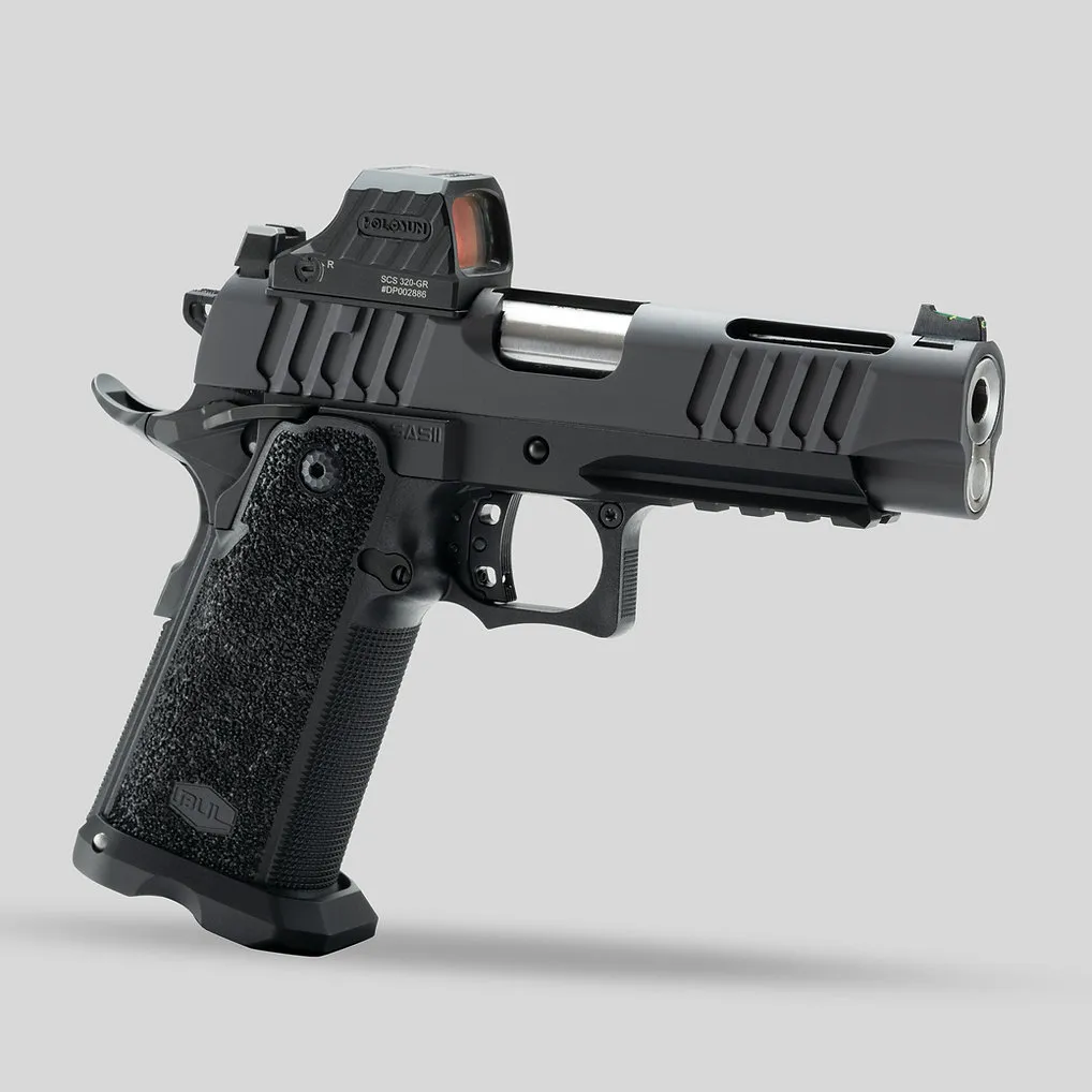 SAS II EDC Full Size Grip 4.25" 9mm Pistol LTS (Black) - Bul Armory