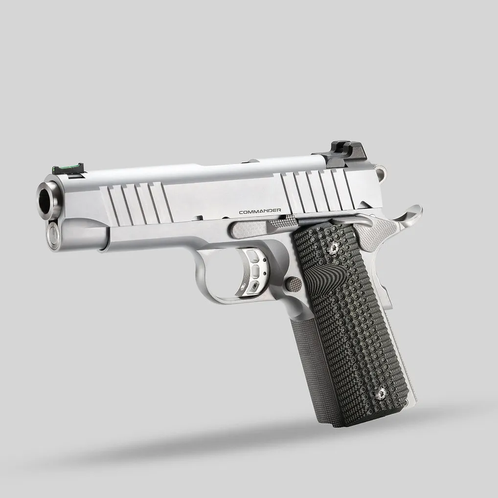 1911 Commander 45ACP Pistol (Silver) - Bul Armory