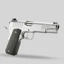 1911 Commander Bull Barrel 45ACP Pistol (Silver) - Bul Armory