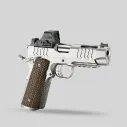 1911 SOF 4.25'' 9mm Pistol (Silver) - Bul Armory