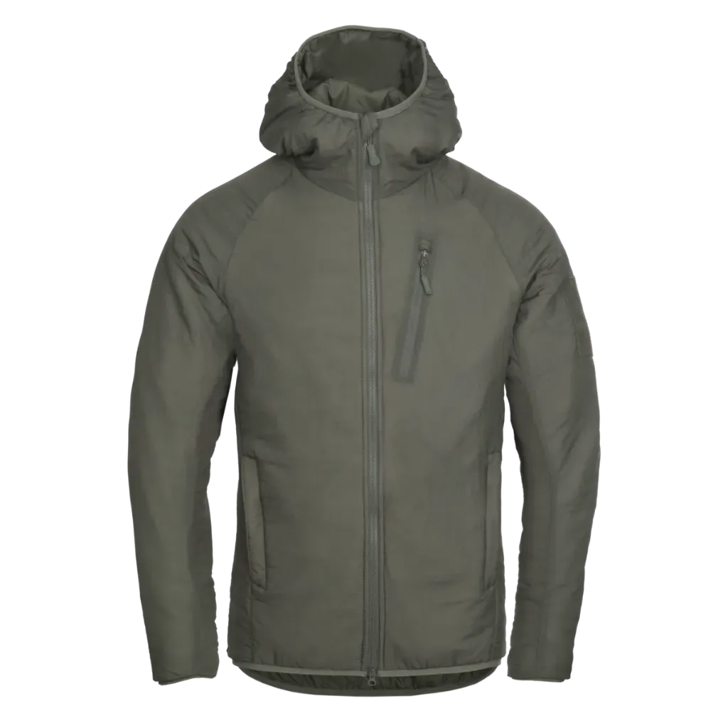 Wolfhound Hoodie Jacket Windpack Nylon (Taiga Green) - Helikon-Tex