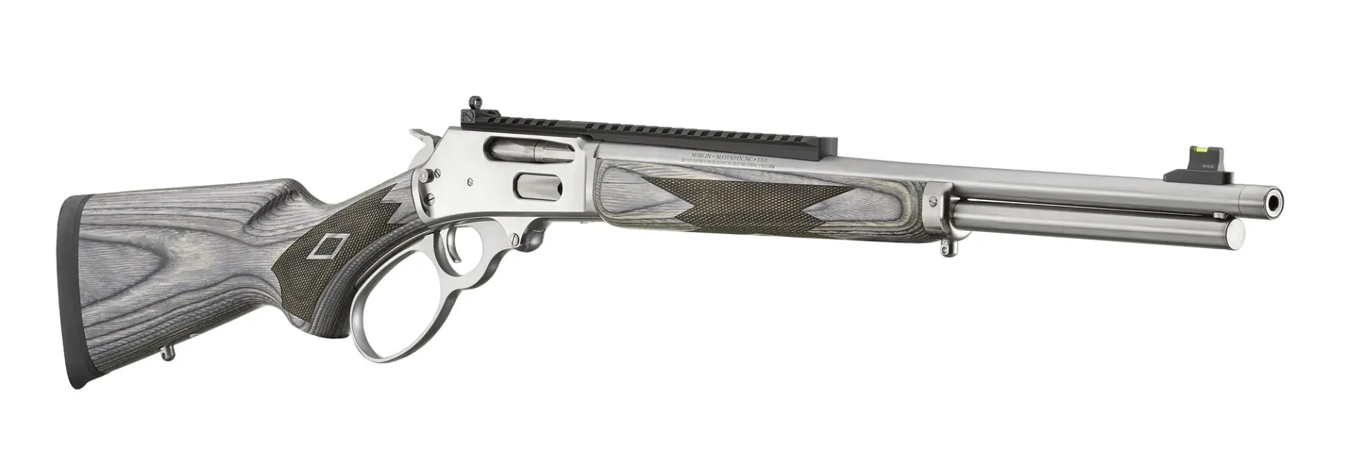 Marlin Model 336 SBL .30-30 Win	Polished Stainless Leveraction Rifle (Gray Laminate) - Ruger
