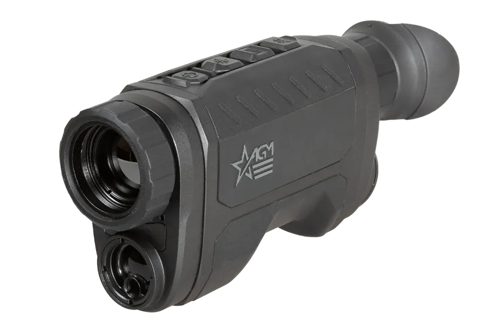 [REAC25-384-LRF] ReachIR LRF 25-384 Thermal Imaging Monocular with built-in Laser Range Finder, 20mK, 12 Micron, 384x288 (50 Hz) - AGM