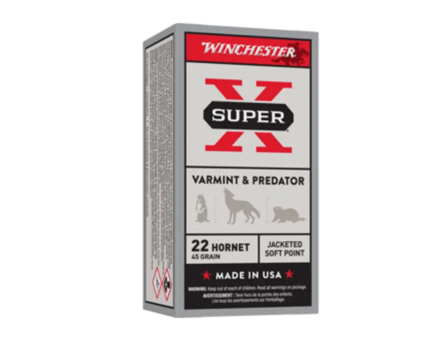 Cartouches 22 Hornet Power Point 45gr (boite de 50) - Winchester