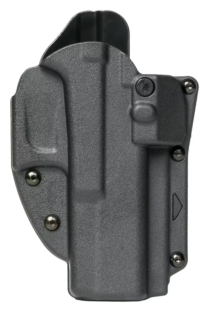 [R2-B-0601-BK-LH-L0-A0-B] Rapid Force Level II Duty Holster for Glock 17/17 MOS - No Light - Locking Belt Slide (Black) Alien Gear (Left)