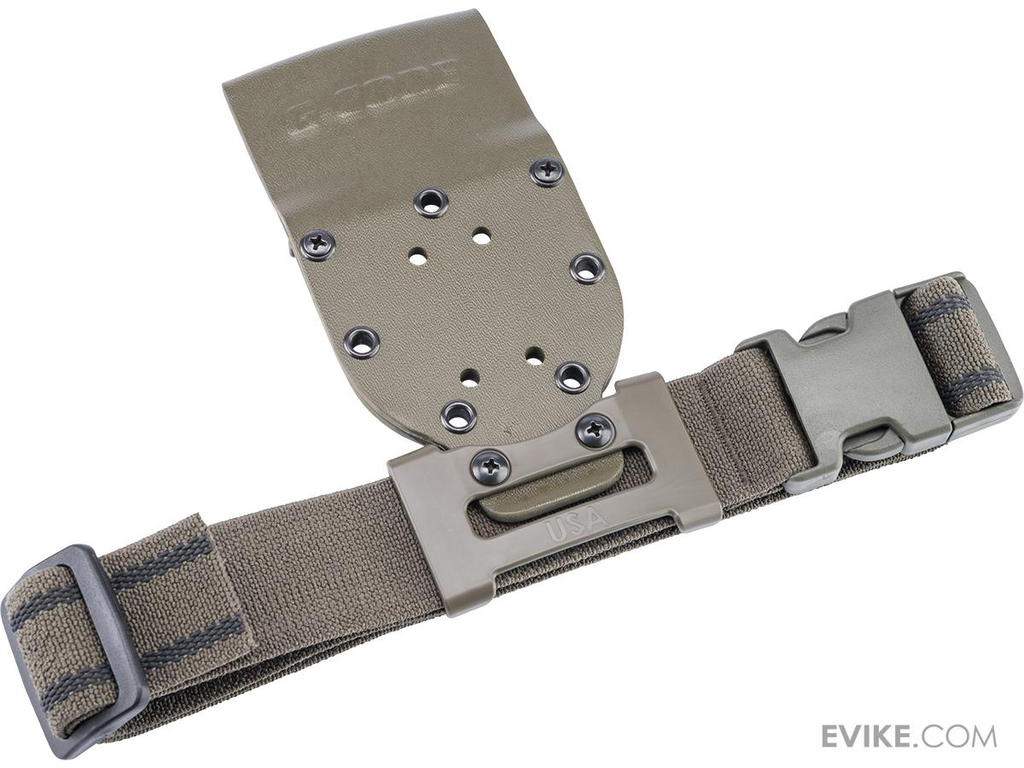GCA200 RTI Optimal Drop Pistol Platform - NO RTI Wheel - Standard Leg Strap (Ranger green)