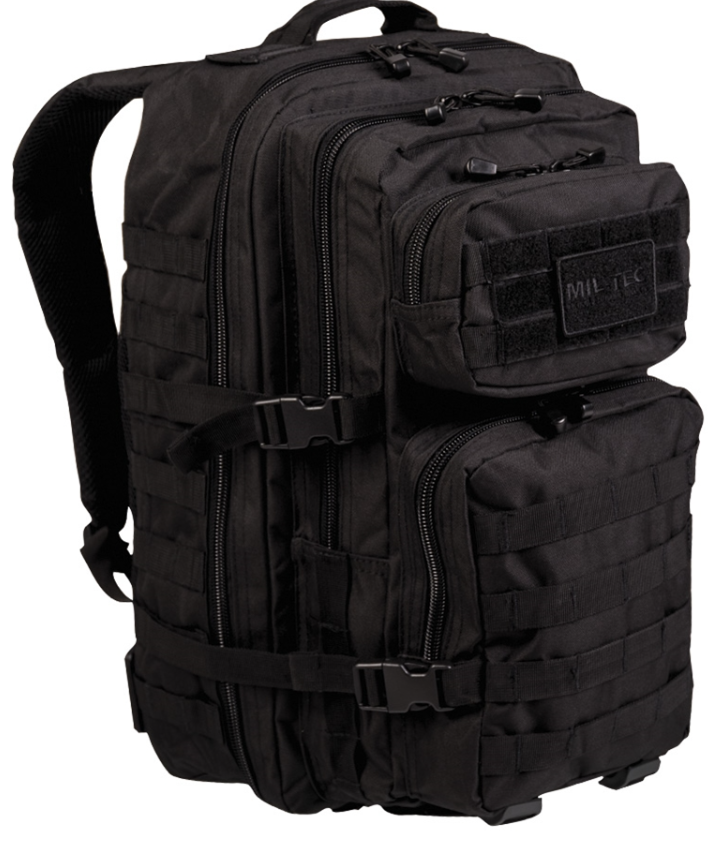 US Assault Large Backpack (Black) Mil-Tec